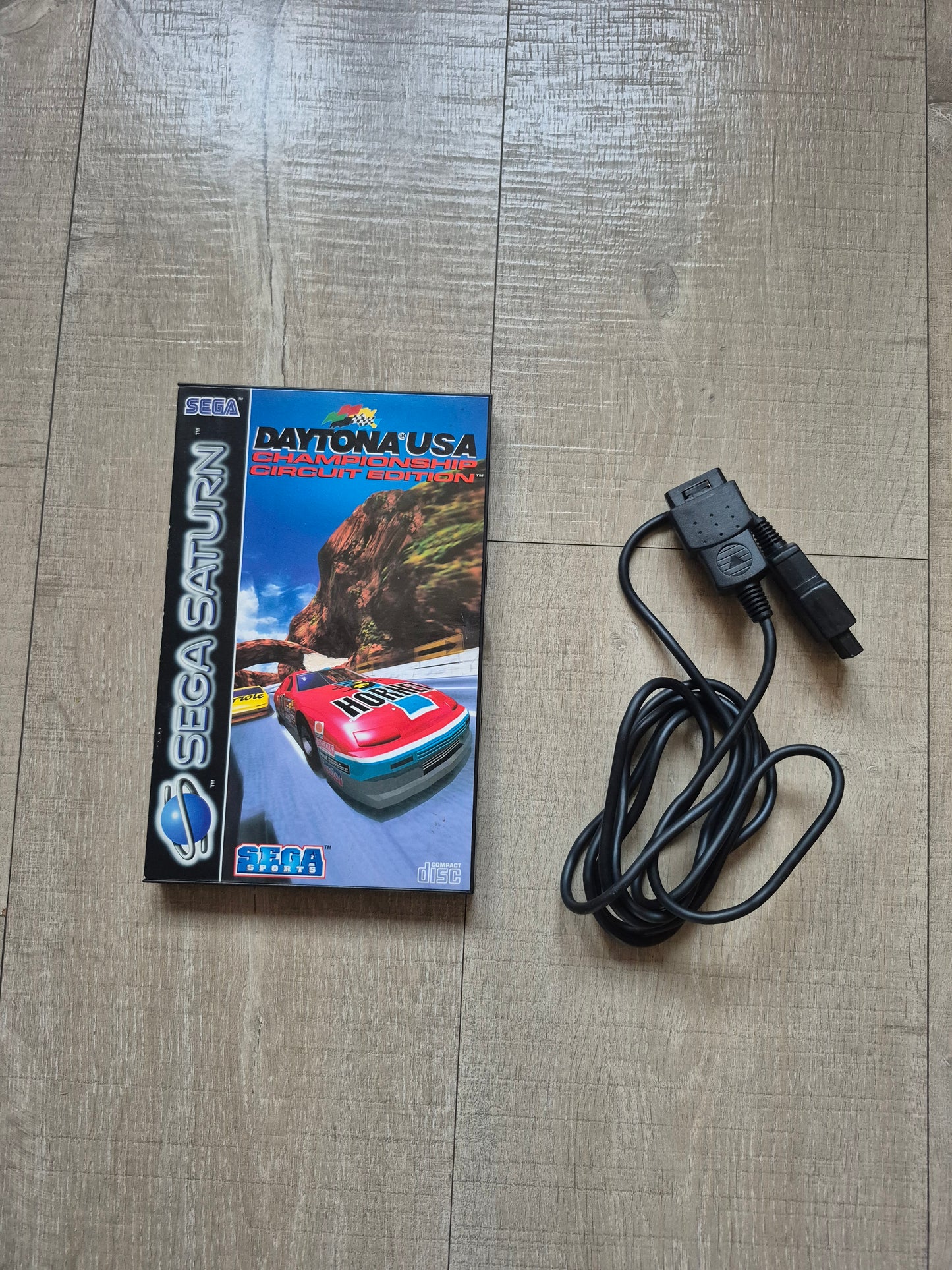 Volant Sega saturn Arcade racer pack daytona usa complet pal fr