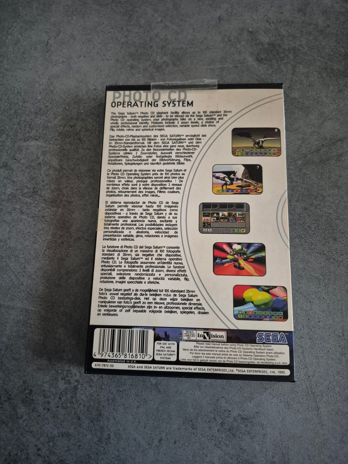 Photo CD Operating System- Sega Saturn - PAL FR / Euro  Complet