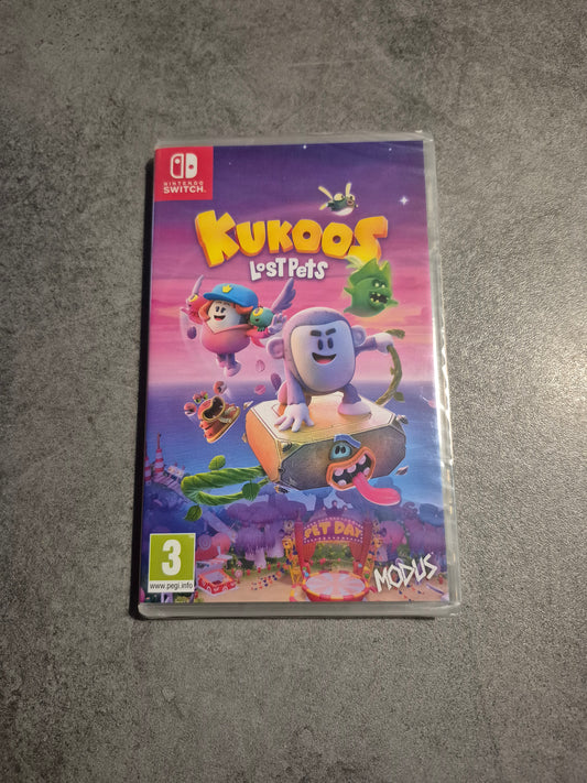Jeu Kukoos Lost Pets - Nintendo Switch Multi-Langue Fr Neuf Scellé