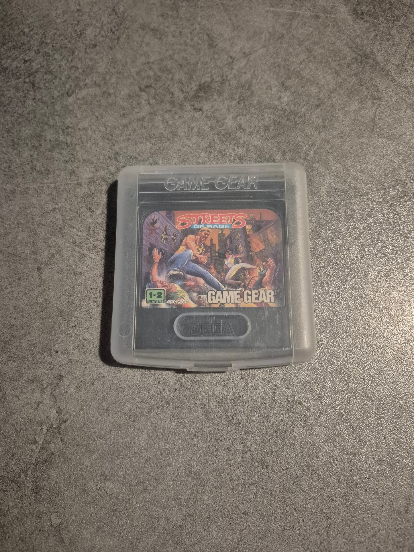 Jeu Sega Game Gear Gamegear Streets of Rage pal euro