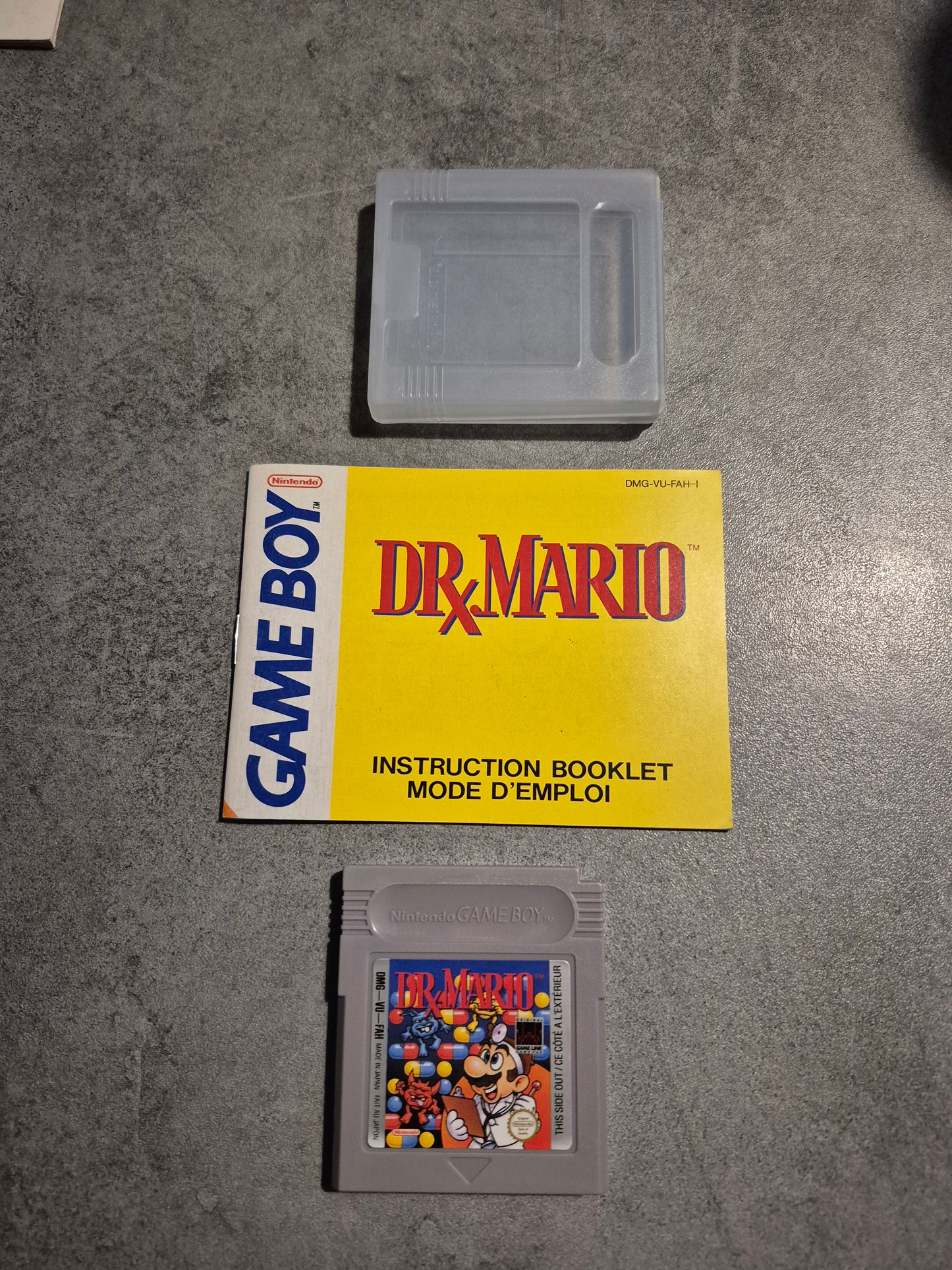 Jeu Dr. Mario - Nintendo Game Boy - Pal Fah Avec notice