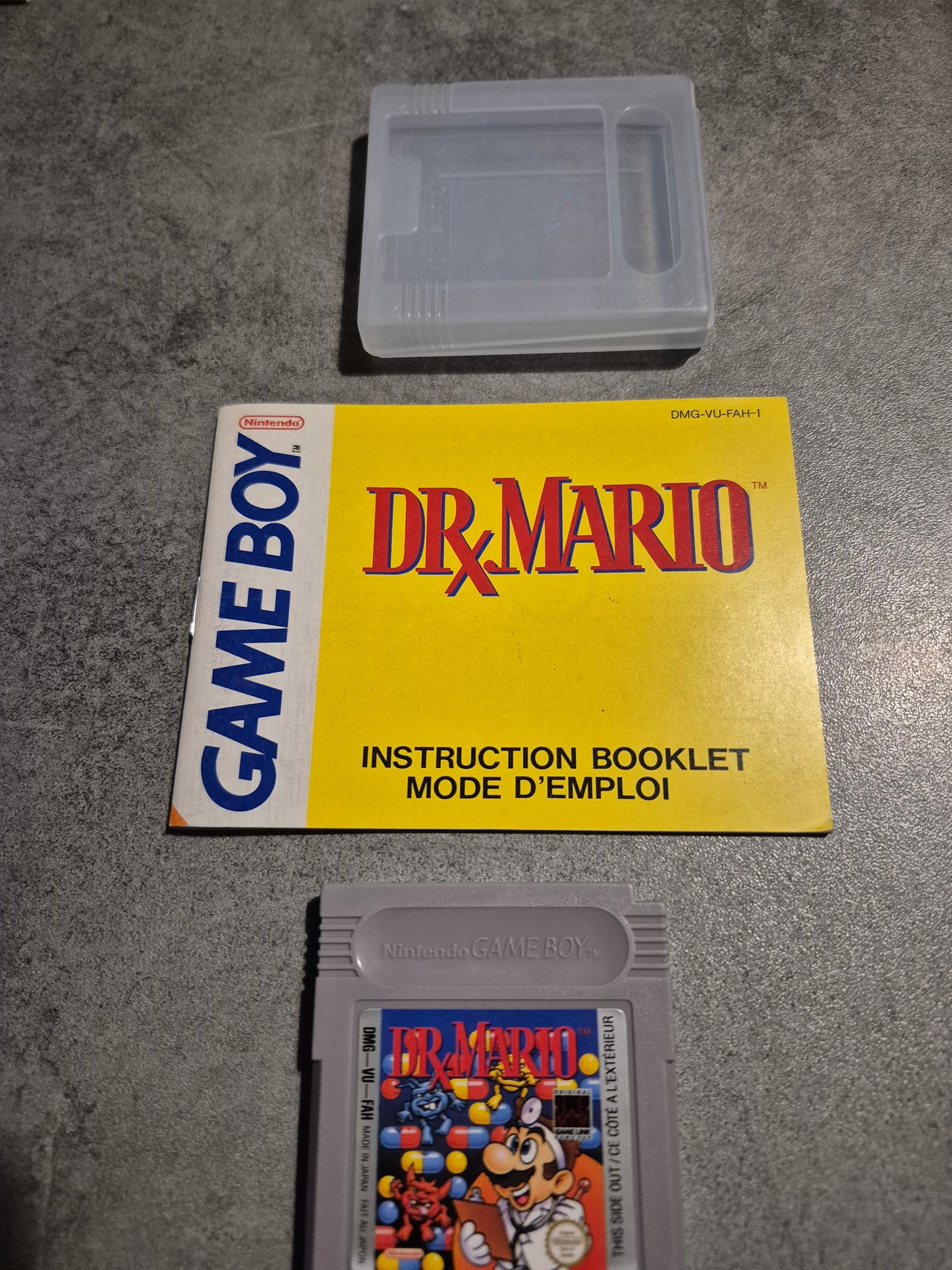 Jeu Dr. Mario - Nintendo Game Boy - Pal Fah Avec notice