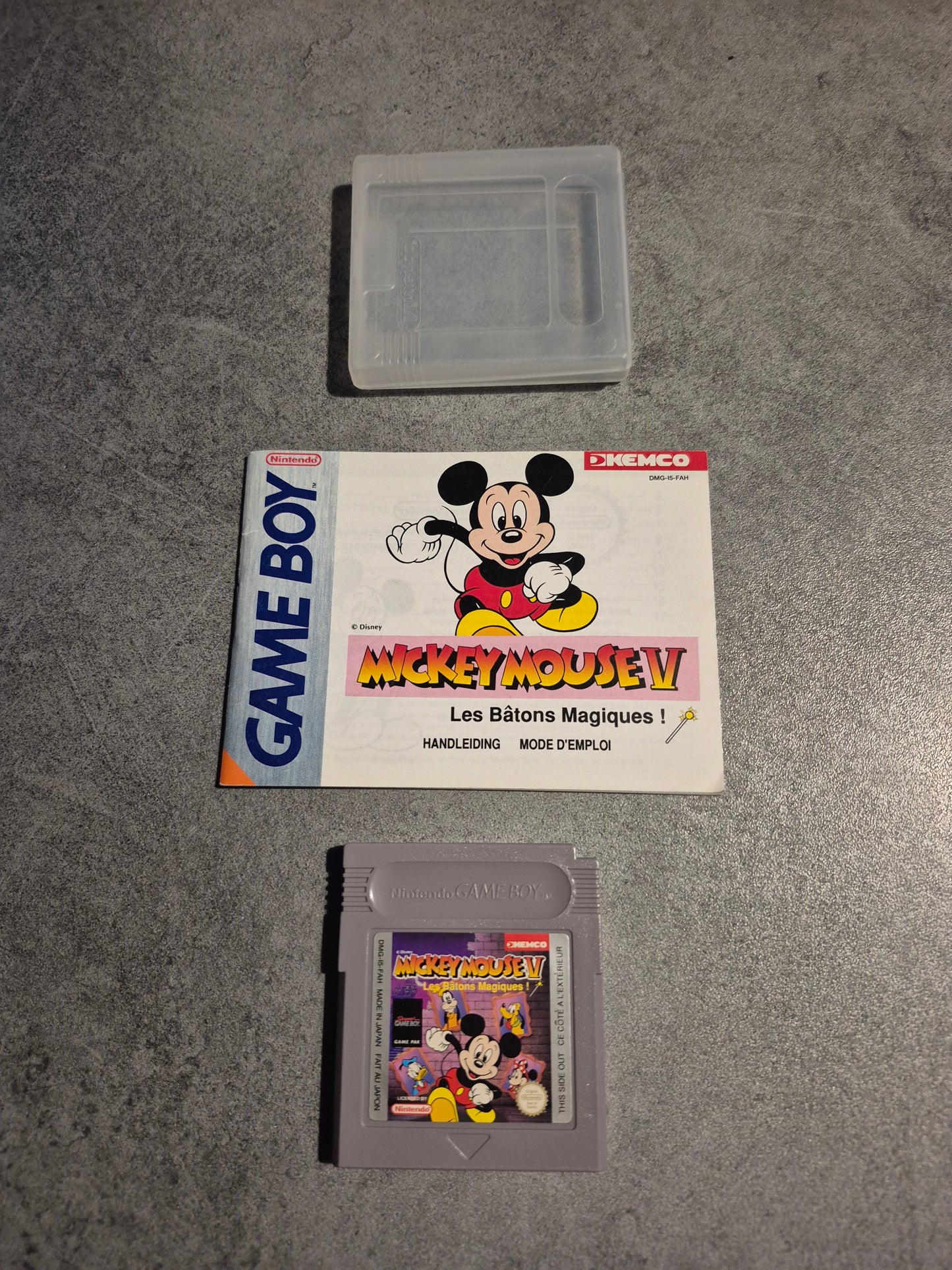 Jeu Mickey Mouse V Les Bâtons Magiques / Nintendo Game Boy / Tbe Fr Fah