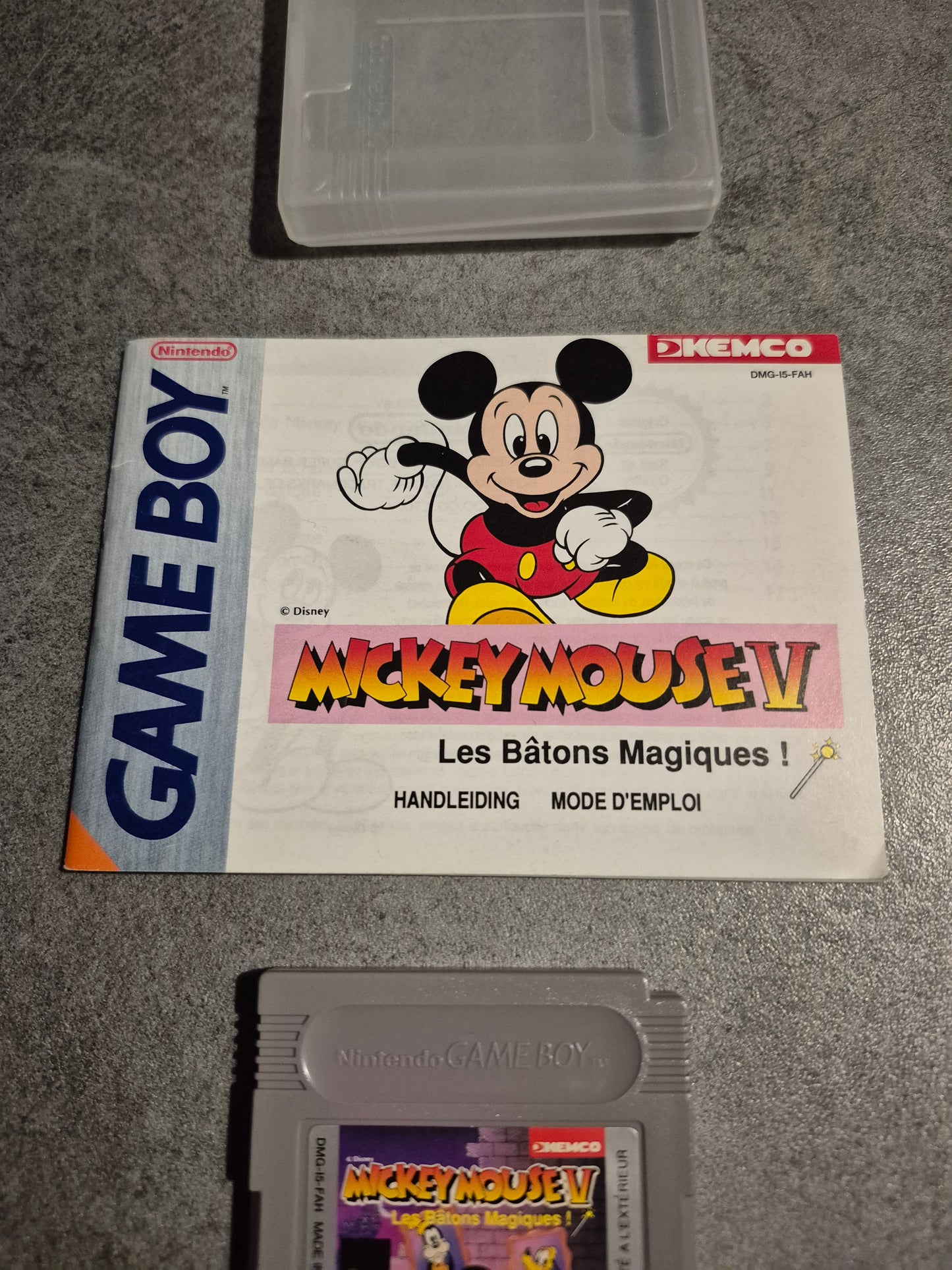 Jeu Mickey Mouse V Les Bâtons Magiques / Nintendo Game Boy / Tbe Fr Fah