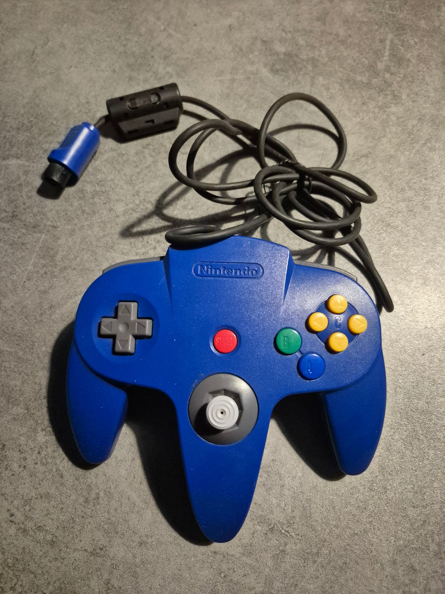 Manette Filaire Nintendo N64 Bleu - Controller N64