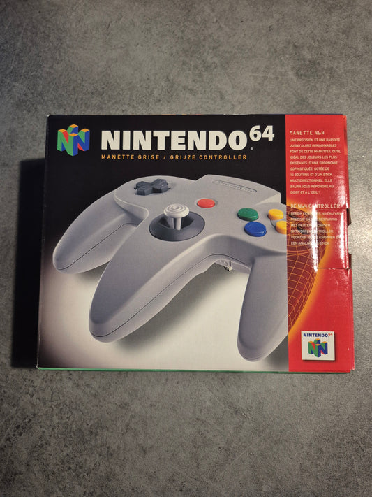 Boite VIDE de manette Nintendo 64 grise n64