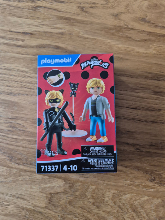Playmobil Miraculous 71337 - Miraculous : Adrien & Chat Noir - Neuf Scellé