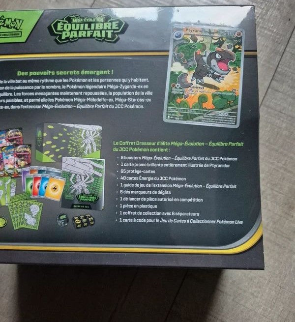 Coffret Dresseur D'élite ETB pokémon équilibre parfait ME03 Neuf Scellé Fr