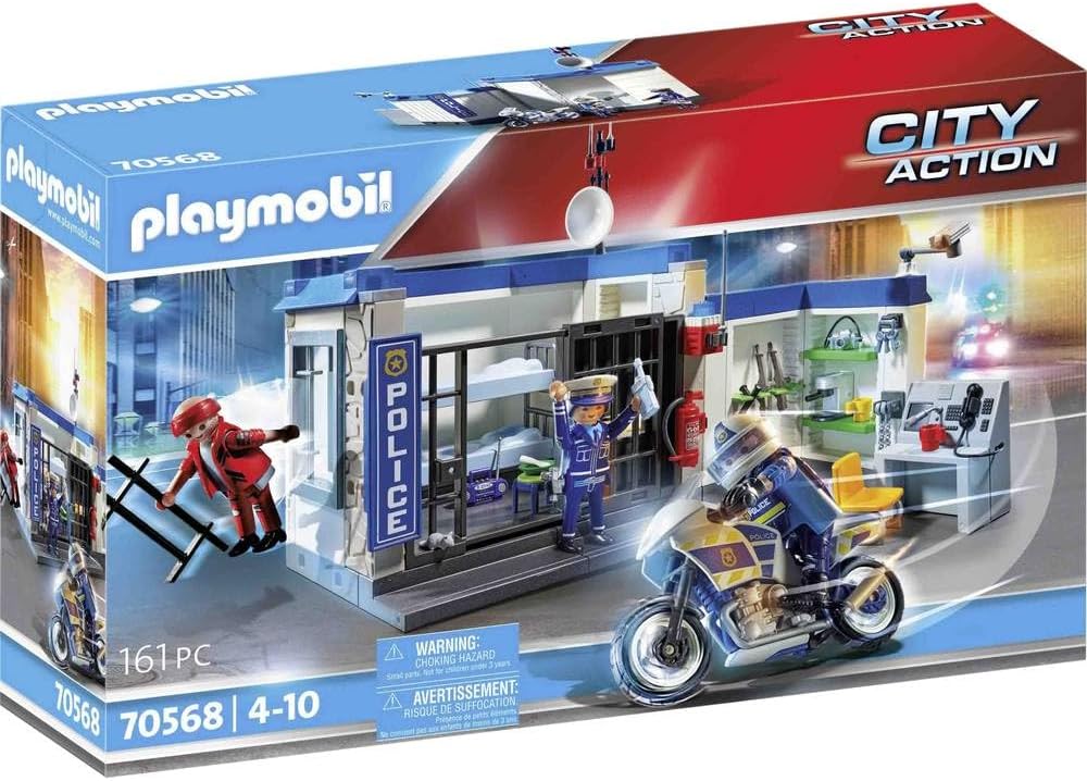 Playmobil 70568 - Poste de Police et cambrioleur - City Action - Neuf Scellé
