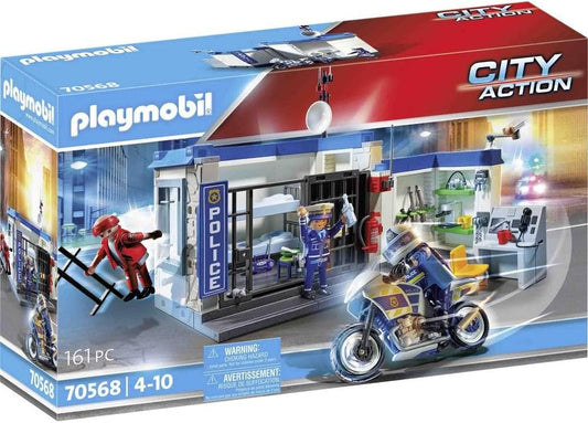 Playmobil 70568 - Poste de Police et cambrioleur - City Action - Neuf Scellé