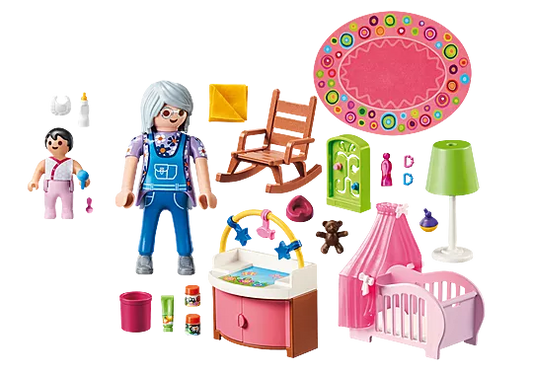 Playmobil Dollhouse 70210 - Chambre de bébé - Neuf Scellé