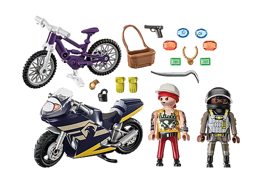 71255 - Playmobil City Action - Starter Pack Agent et voleur - Neuf Scellé