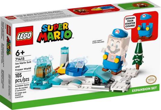 Lego Super Mario 71415 Ensemble d'extension Costume de Mario de glace et monde - Neuf Scellé