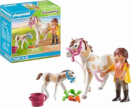 Playmobil 71243 Jument et Poulain - Country - Le Club d'équitation - Neuf Scellé
