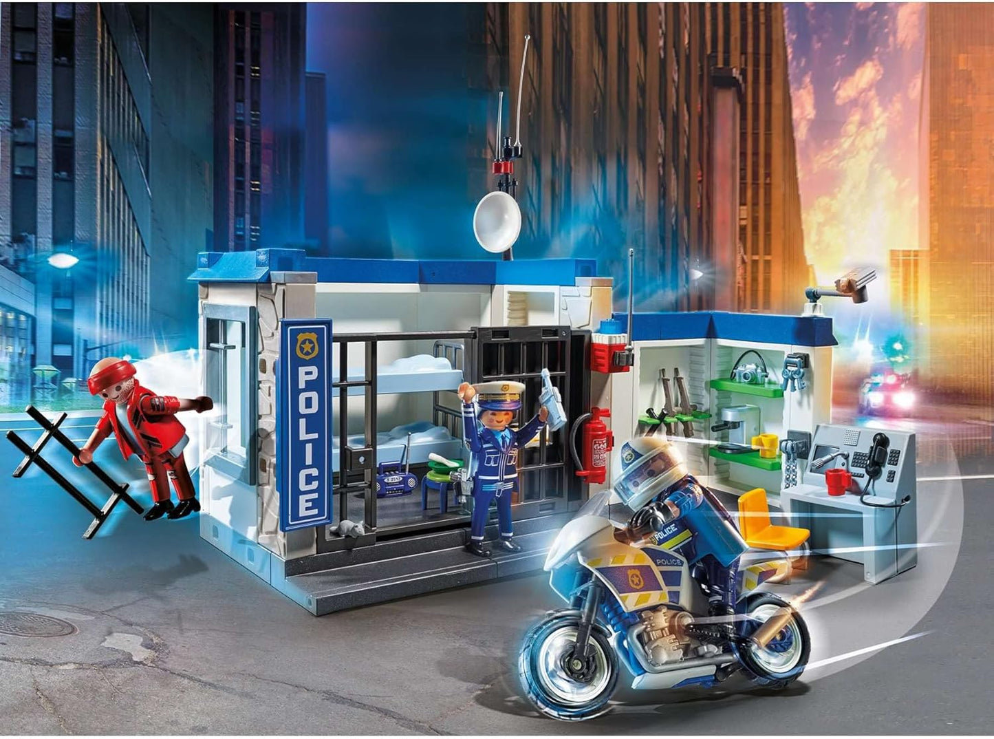 Playmobil 70568 - Poste de Police et cambrioleur - City Action - Neuf Scellé