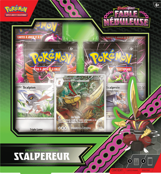 Coffret Pokémon - EV6.5 - Fable Nebuleuse - Collection Illustration - Scalpereur - FR