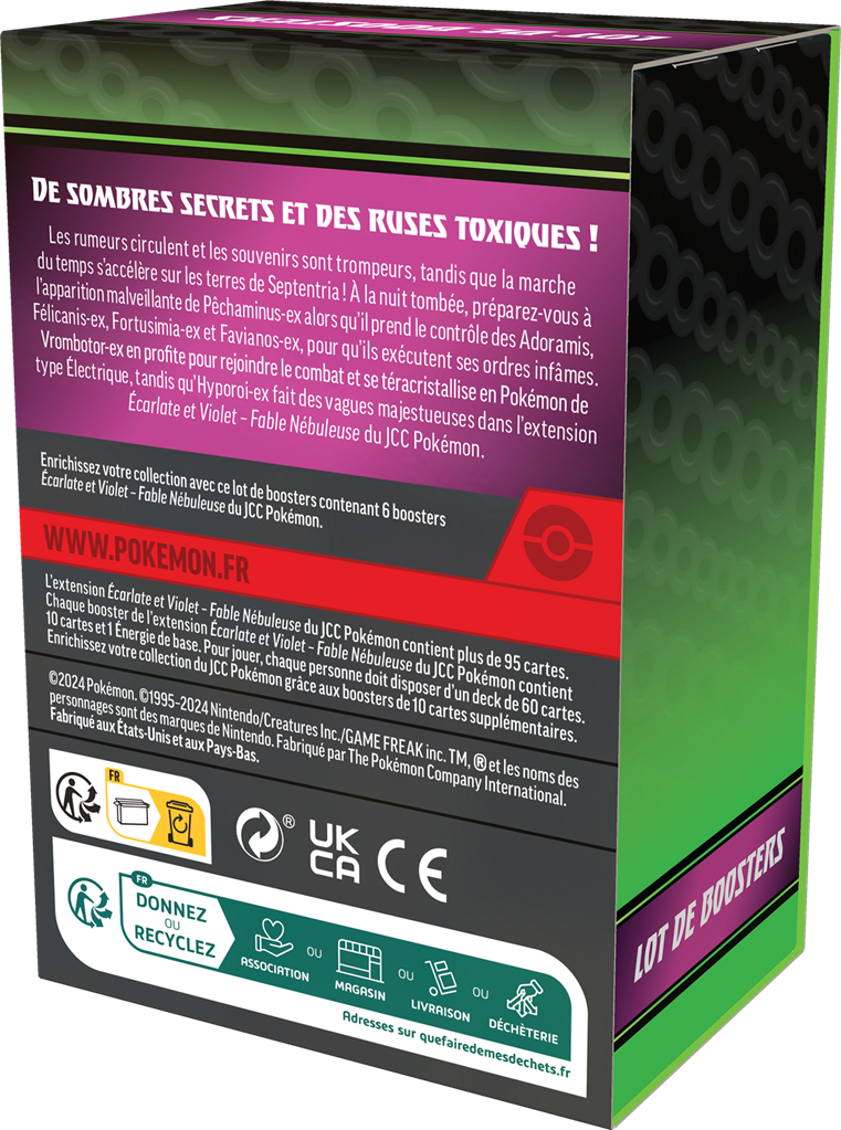 Pokémon - EV6.5 - Fable Nébuleuse - Bundle de 6 boosters - Neuf FR