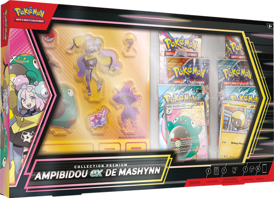 Pokémon : Coffret Premium Ampibidou-ex de Mashynn Neuf Fr