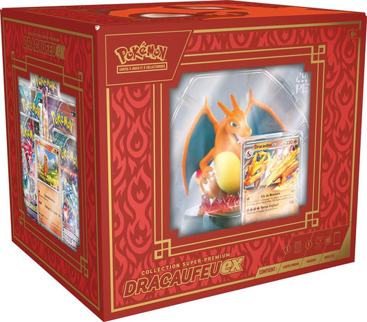 Pokémon Coffret Collection Dracaufeu Super Premium FR Neuf Scellé