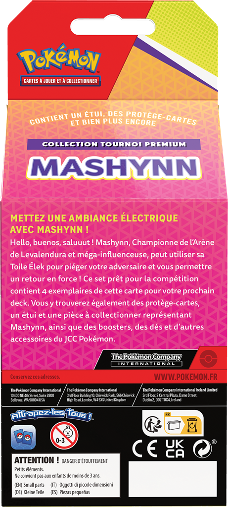 Pokémon : Coffret tournois avril 2024 Mashynn