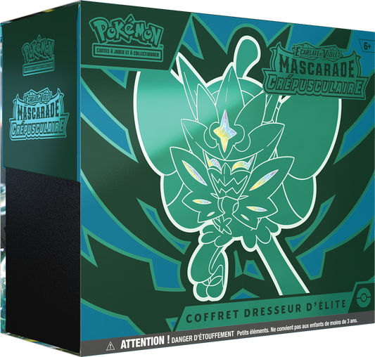 Coffret Dresseur D’Élite ETB Pokémon Mascarade Crépusculaire EV 06 – Neuf