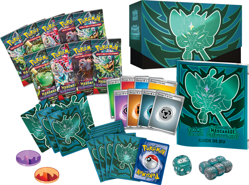 Coffret Dresseur D’Élite ETB Pokémon Mascarade Crépusculaire EV 06 – Neuf