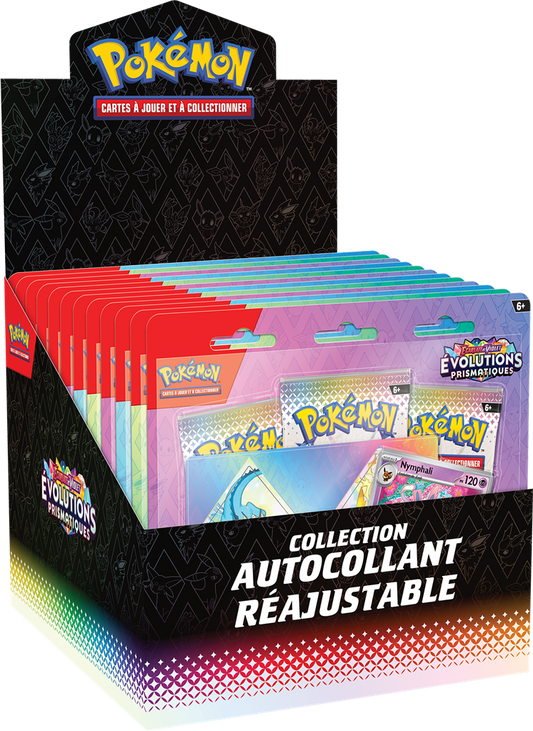 Pokémon : Tech Sticker 3-Pack (blister) évolutions prismatiques EV08.5 FR