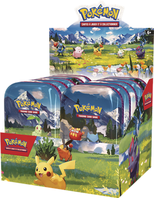 Pokémon Display Mini Tin ME2.5 Héros Transcendants FR Neuf Scellé