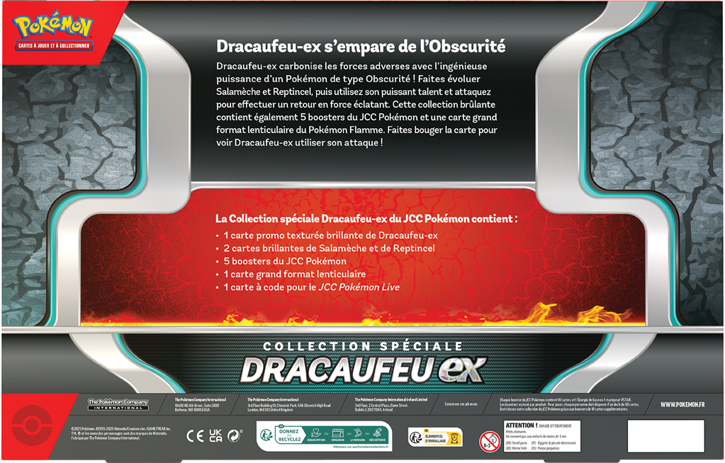 Pokémon Coffret Dracaufeu Ex Collection Spéciale Juin 2025 FR Neuf Scellé