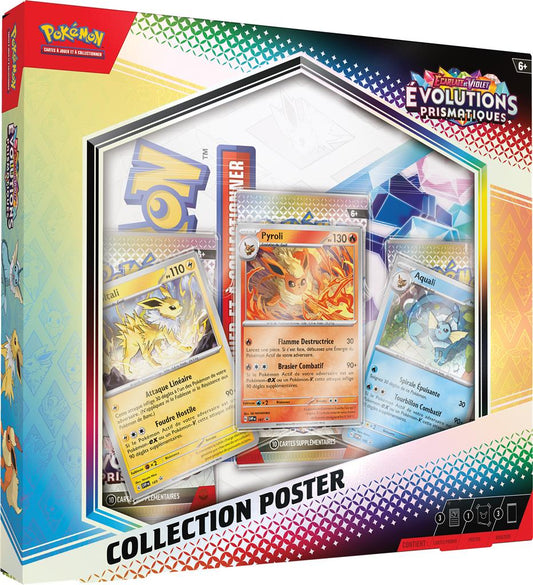 Pokémon : Coffret Poster Evolutions Prismatiques FR