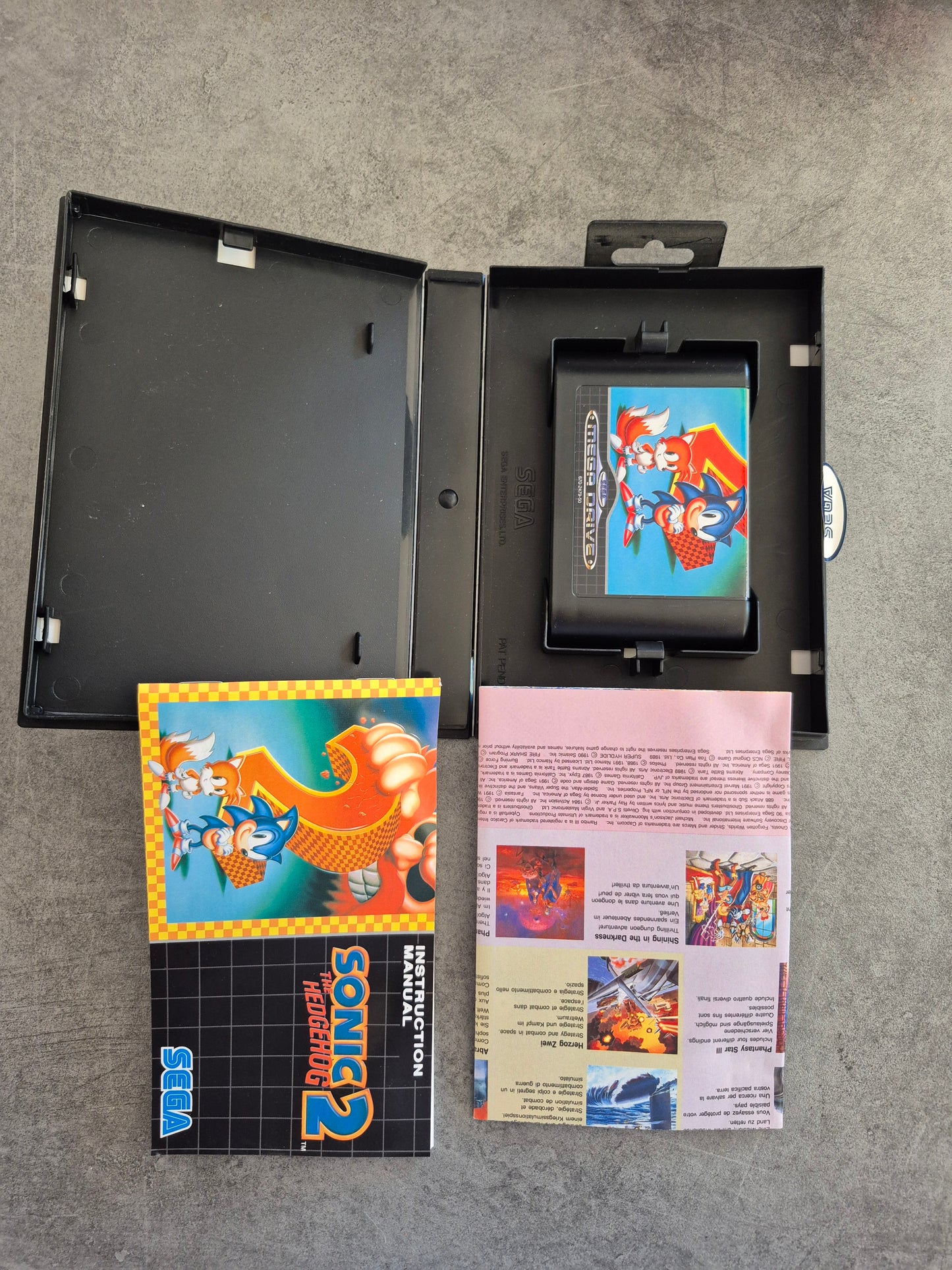 Sonic The Hedgehog 2 - SEGA Megadrive Mega Drive - Complet - PAL - TBE VGC