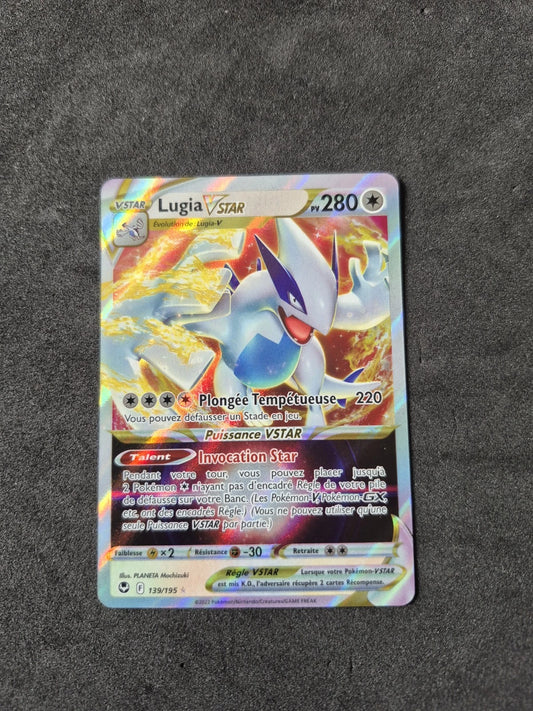 Carte Pokémon Lugia VStar 139/195 EB12 Epée & Bouclier Tempête Argentée FR Neuf