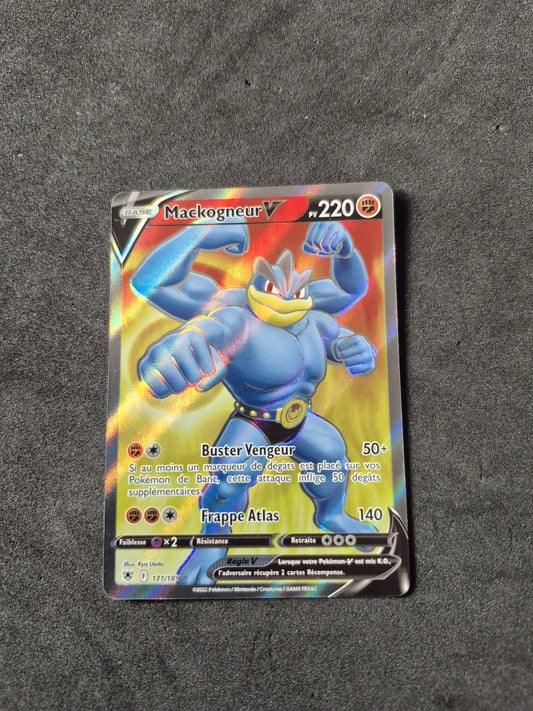 Carte Pokémon Mackogneur V 171/189 EB10 Epée & Bouclier Astres Radieux Fr Neuf