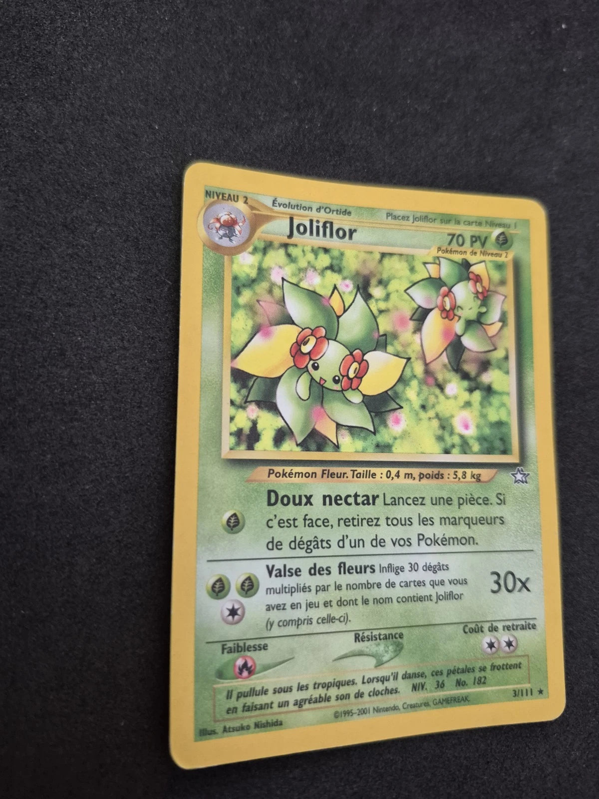 Carte Pokémon : Joliflor 3/111 Néo Genesis Edition 2 Wizards Française FR