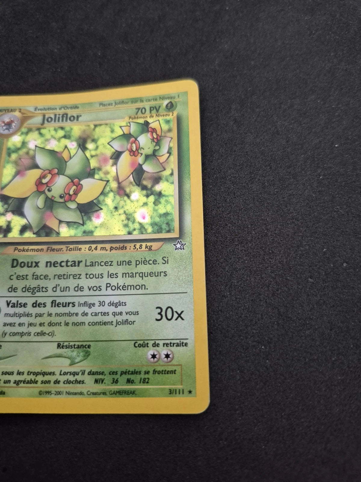 Carte Pokémon : Joliflor 3/111 Néo Genesis Edition 2 Wizards Française FR