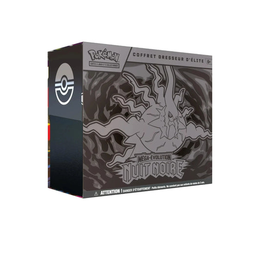 Coffret Dresseur d’Elite Pokémon ETB Nuit Noire Me05 Neuf Scellé Fr