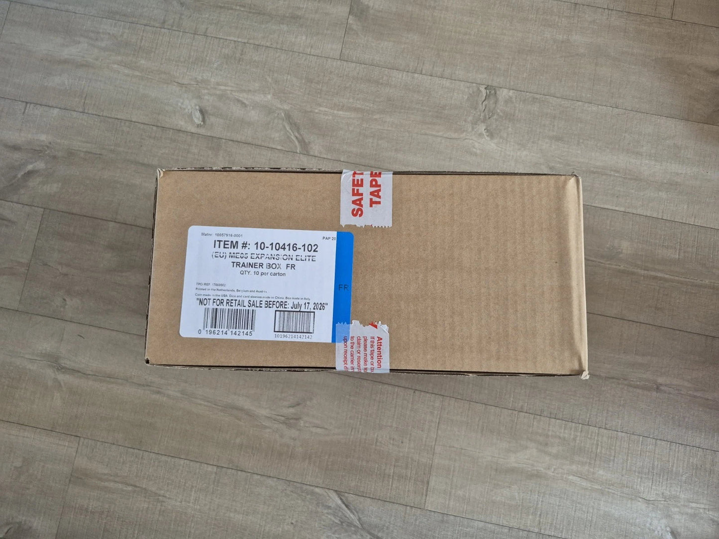 Case 10 x Coffret Dresseur d’Elite Pokémon ETB Nuit Noire Me05 Neuf Scellé Fr